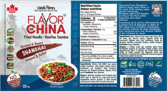 Shanghai Fried Noodle Sauce