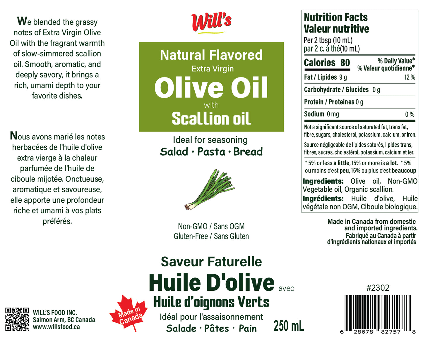 Scallion Olive Oil