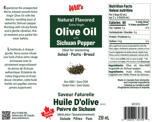 Sichuan Pepper Olive Oil