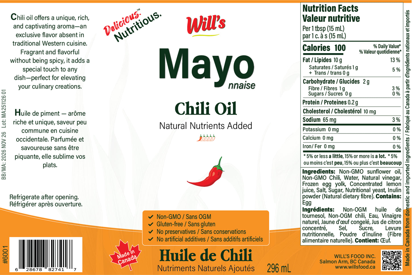 Chili Oil Mayo