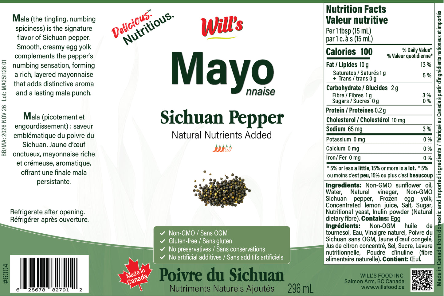 Sichuan Pepper Mayo