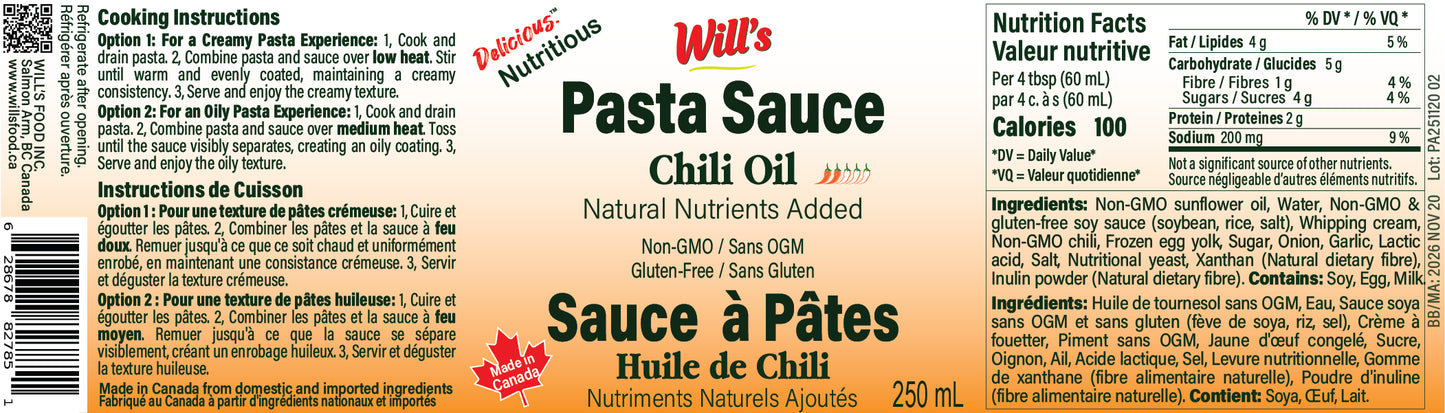 Chili Oil Pasta Sauce