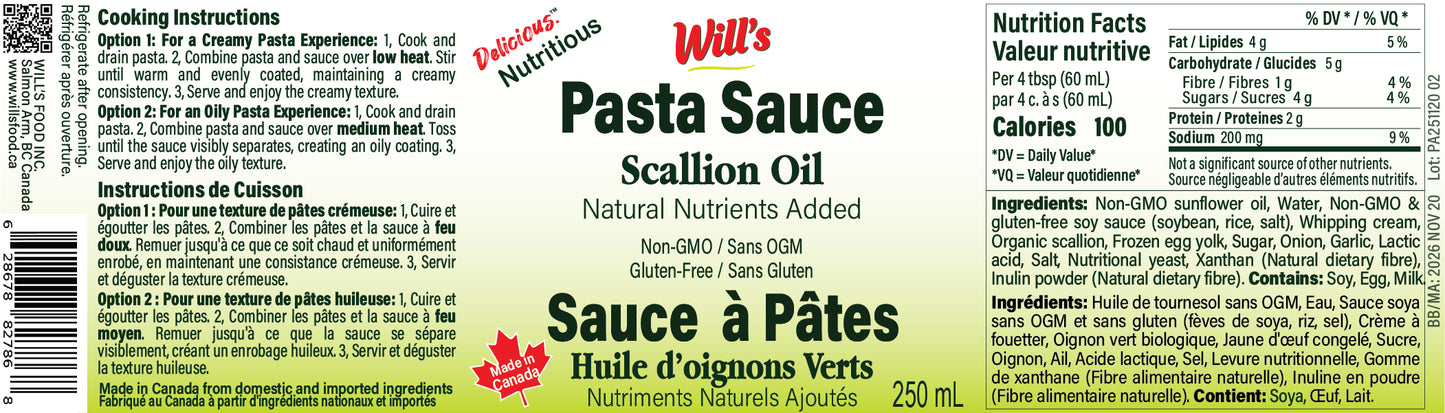 Roast Scallion Pasta Sauce
