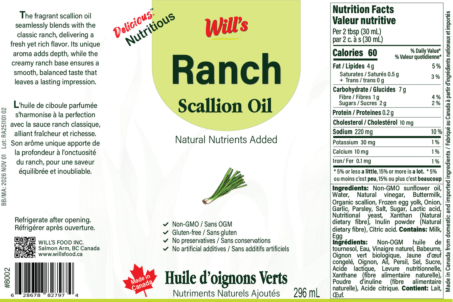 Scallion Ranch