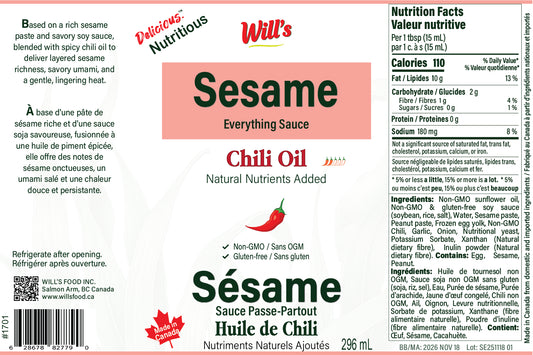 Chili Oil Sesame Sauce