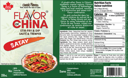 Satay Stir Fry Sauce